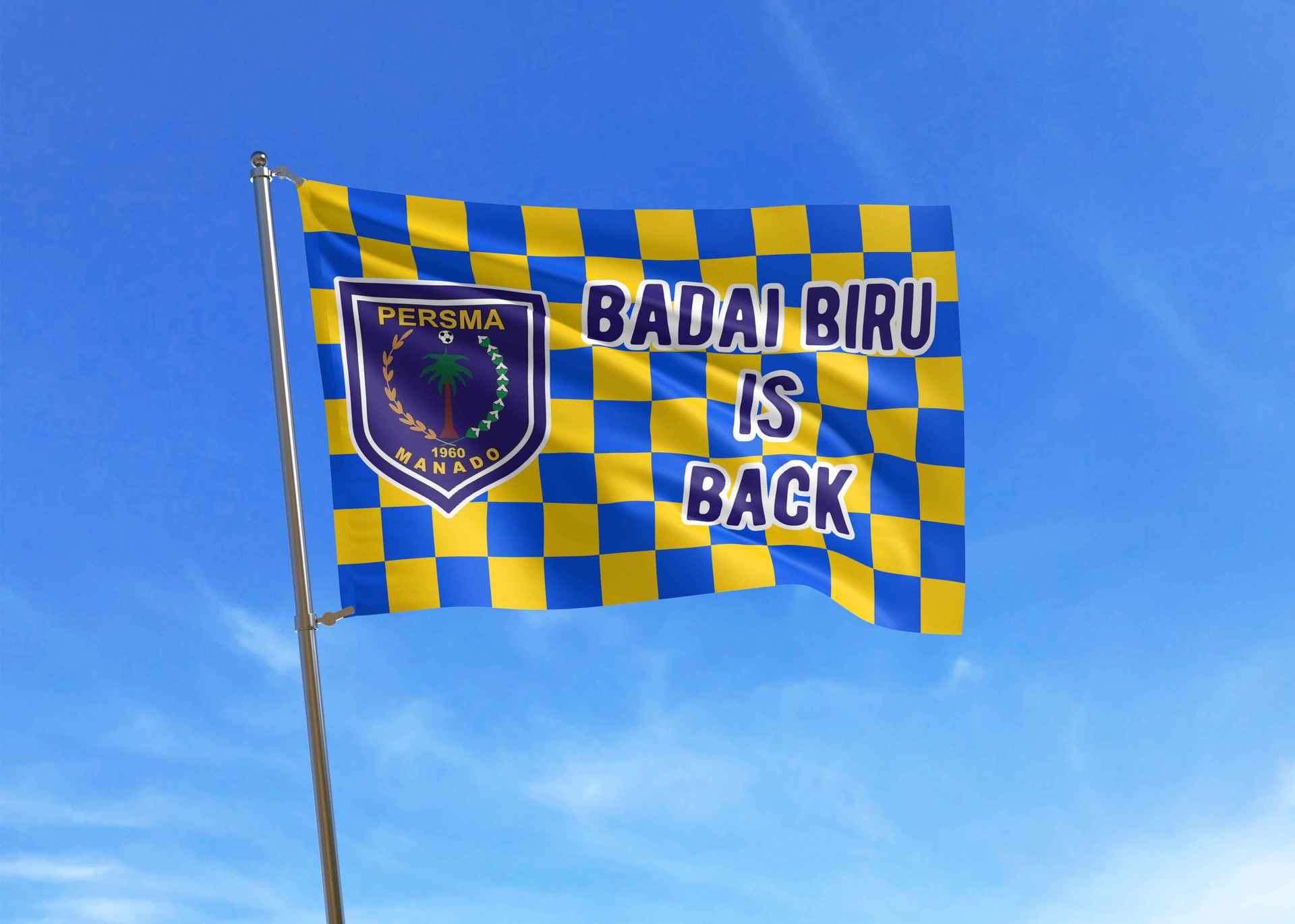 Bendera Klub Bola - Badai Biru Is Back Edition - Image 1