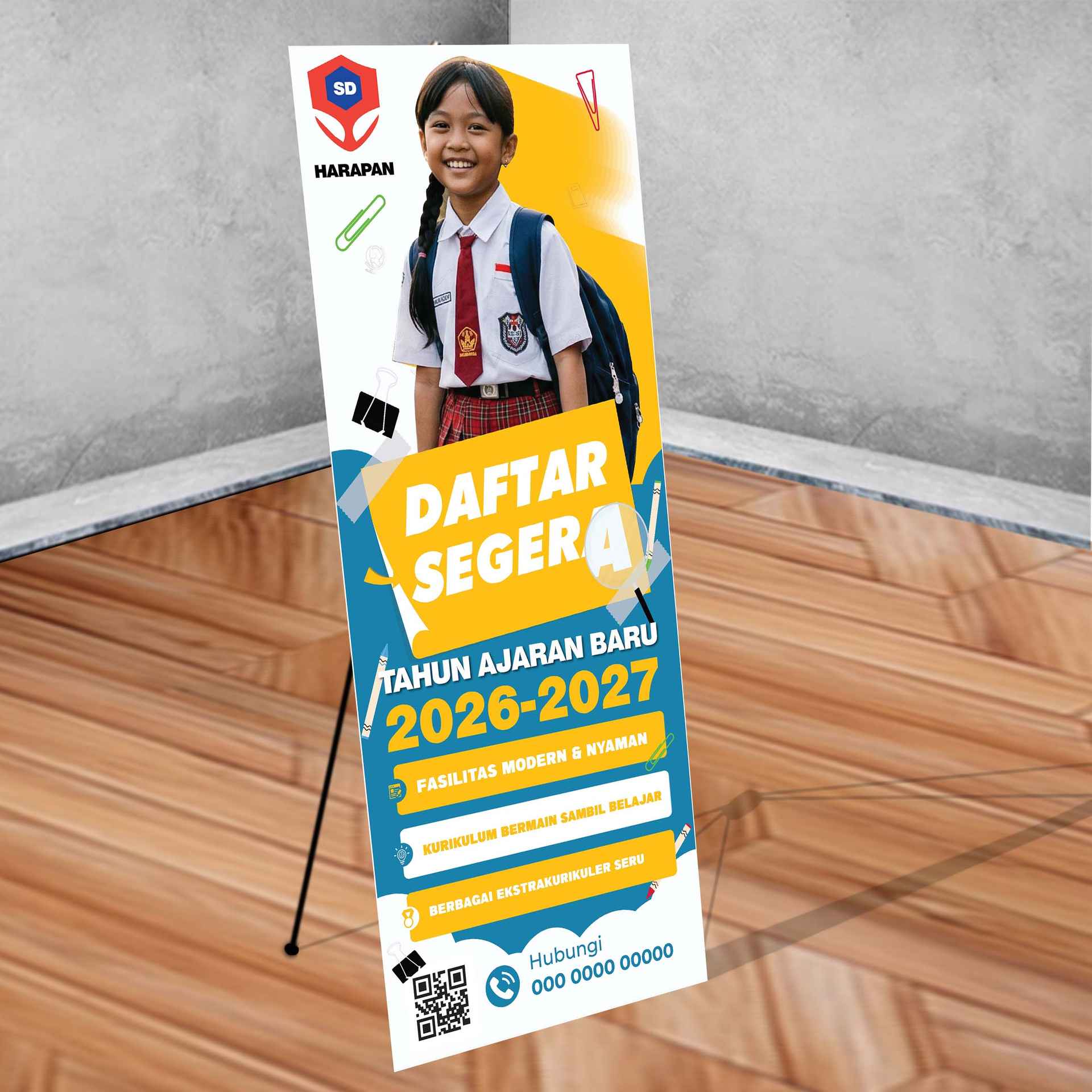 X Banner Vibrant Fusion Penerimaan Peserta Didik Baru - Image 1