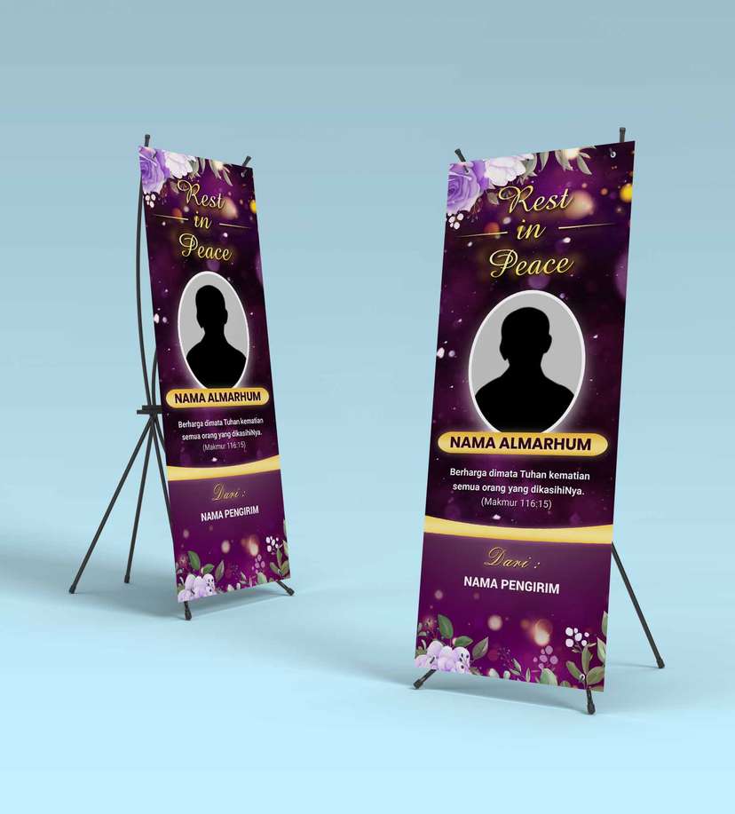 Standing Banner Turut Berduka Cita - Image 1