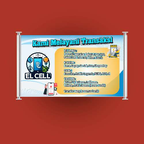 Baliho jualan dan transaksi digital - Image 1