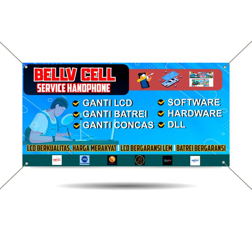 Baliho Servis hanphone simpel - Image 1