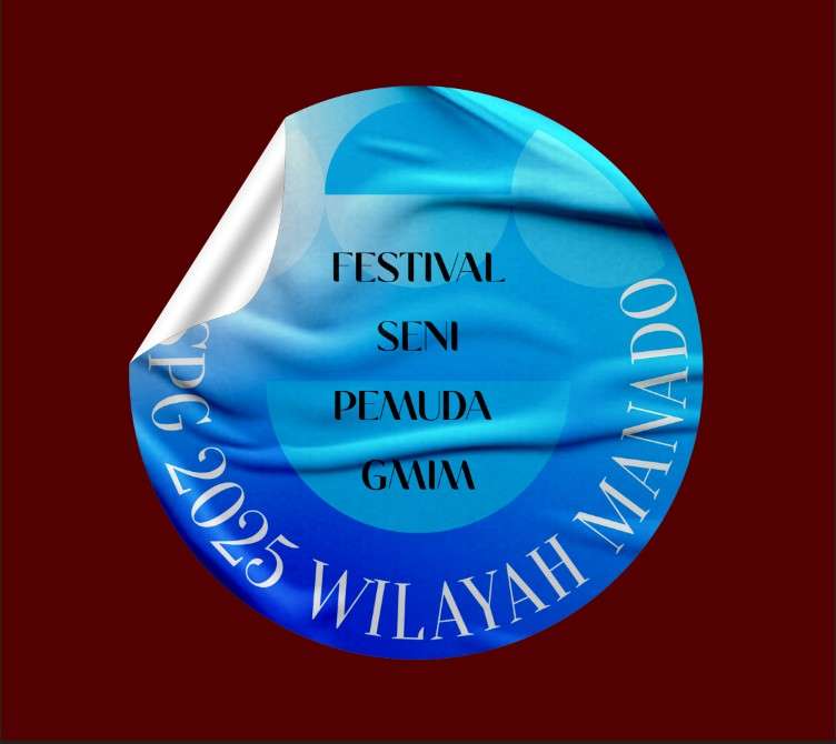 Design Sticker Modern dan Cerah Buat Festival Pemuda GMIM - Image 1