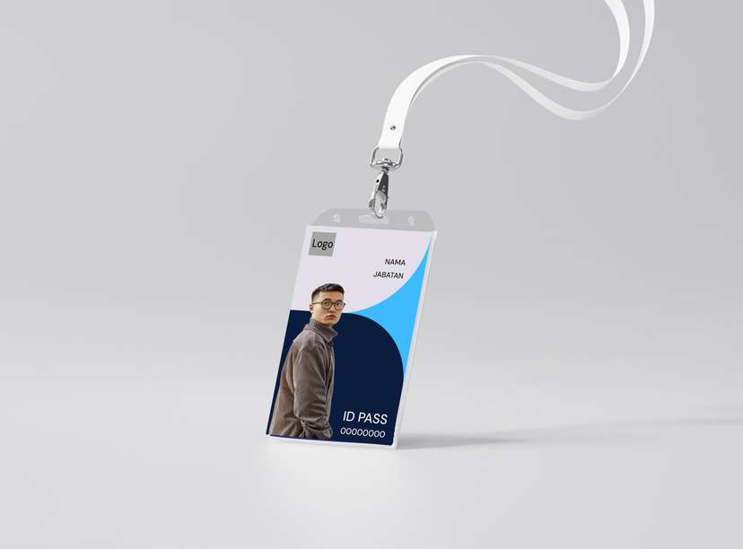 ID Card Profesional Nuansa Biru - Image 1