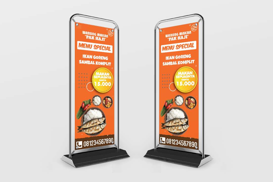 Banner Makanan Menu Special - Front view