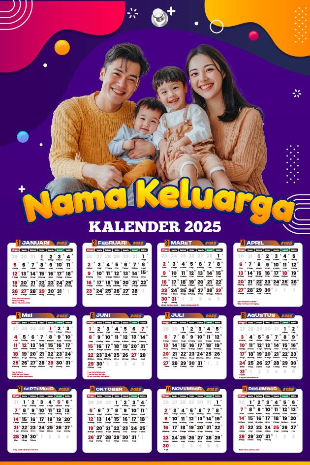 KALENDER A3+ TAHUN 2025 - Image 1
