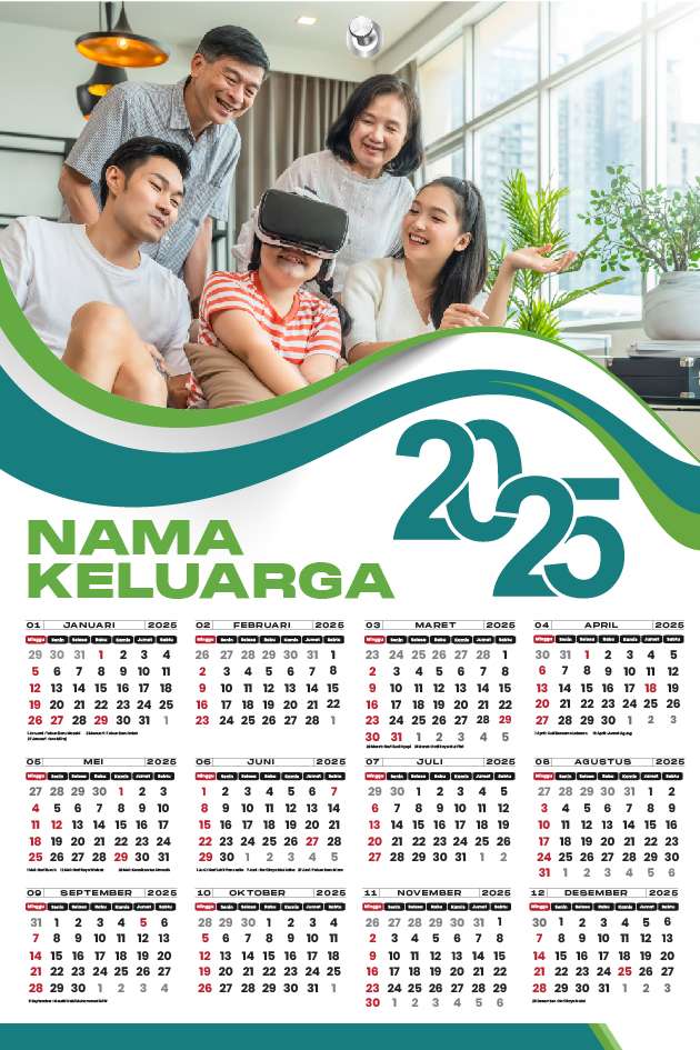 KALENDER A3+ TAHUN 2025 - Image 1
