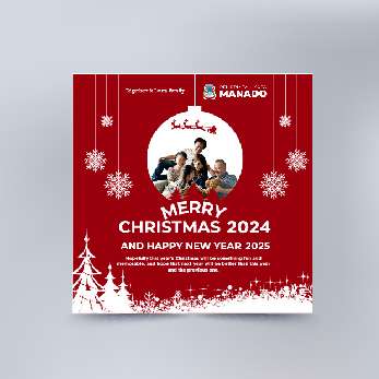 Kartu Natal Kotak - Image 1