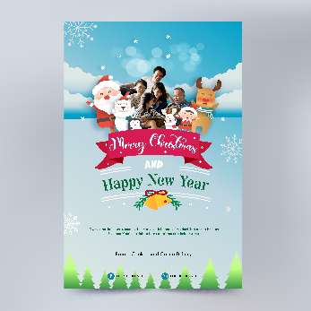 Kartu Natal Lucu - Image 1