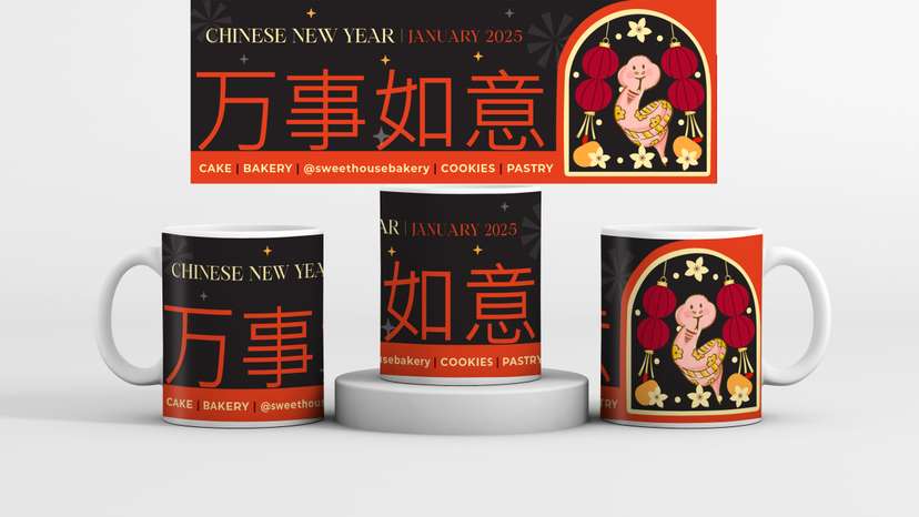 Mug Souvenir Hampers Imlek 2025 - Image 1