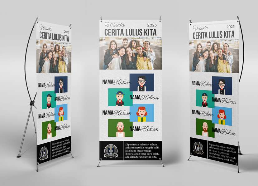 Standing Banner Wisuda/Sidang Skripsi - Image 1