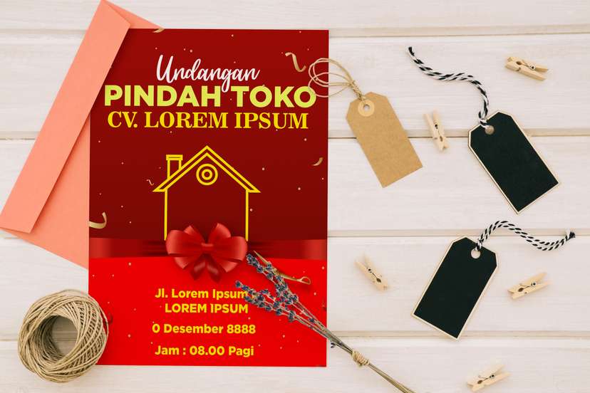 Undangan Pindah Toko - Image 1