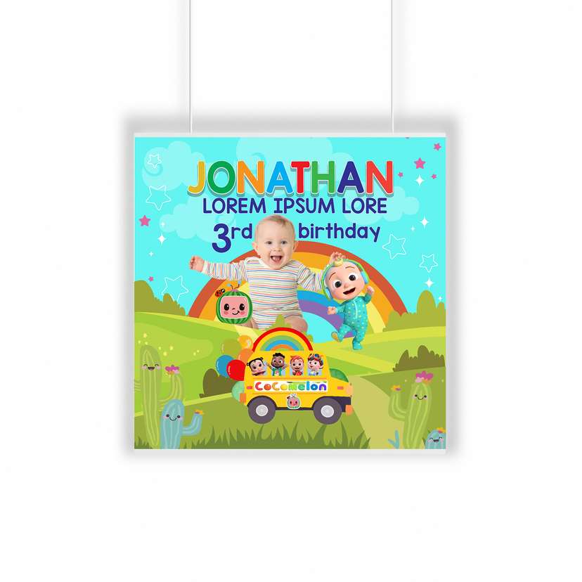 Baliho Ulang Tahun Cocomelon - Image 1