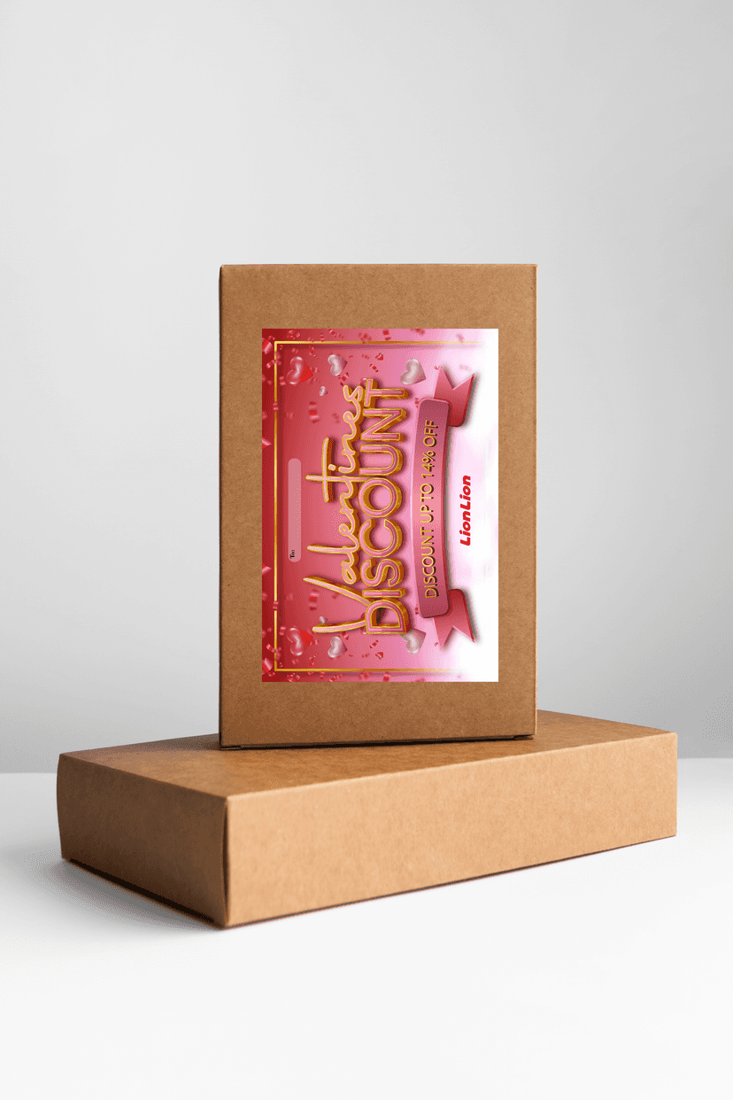 Kartu dan Sticker Diskon Valentine - Image 1