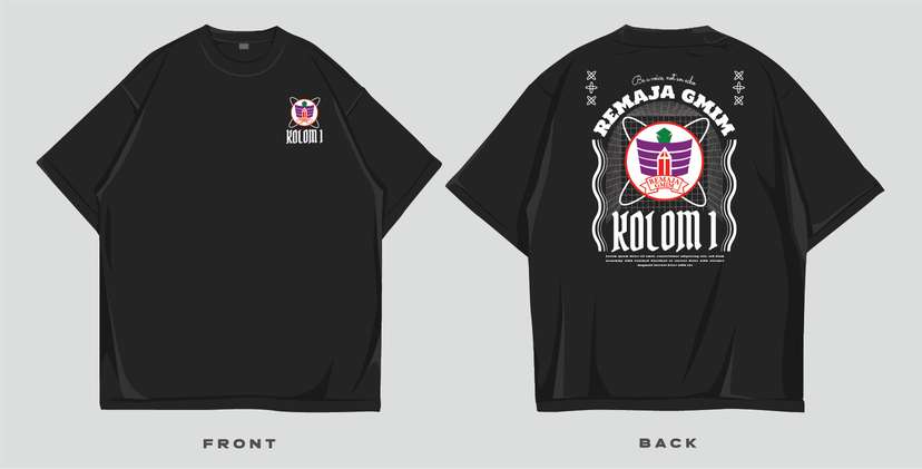Desain Kaos Remaja Dan Komunitas GMIM - Image 1