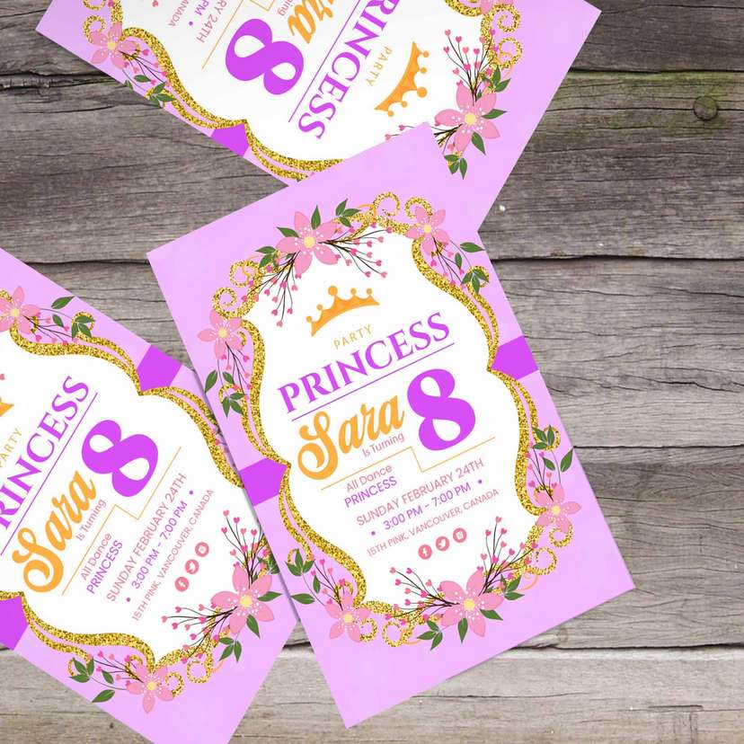 Undangan Ulang Tahun Perempuan - Image 1