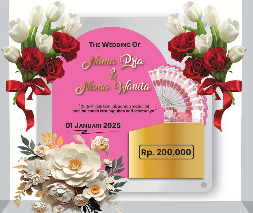 Mahar Pink Gold Konsep Megah - Image 1