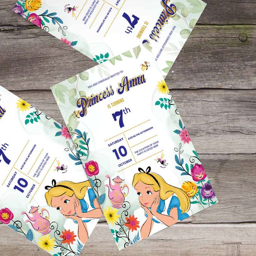 Undangan Ulang Tahun Anak Perempuan - Image 1