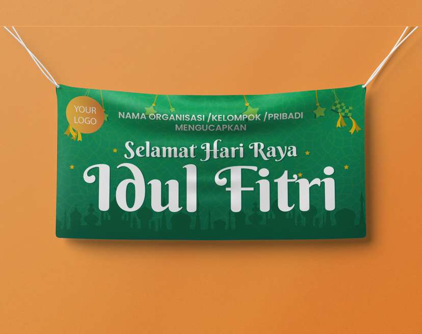 Spanduk Ucapan Idul Fitri - Image 1