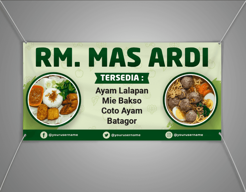 Baliho Rumah Makan Jawa - Image 1