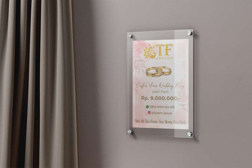 Wall Poster Wedding Ring - Image 1