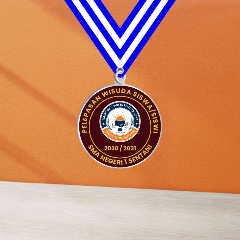 Medali Akrilik Wisuda Elegan - Image 1