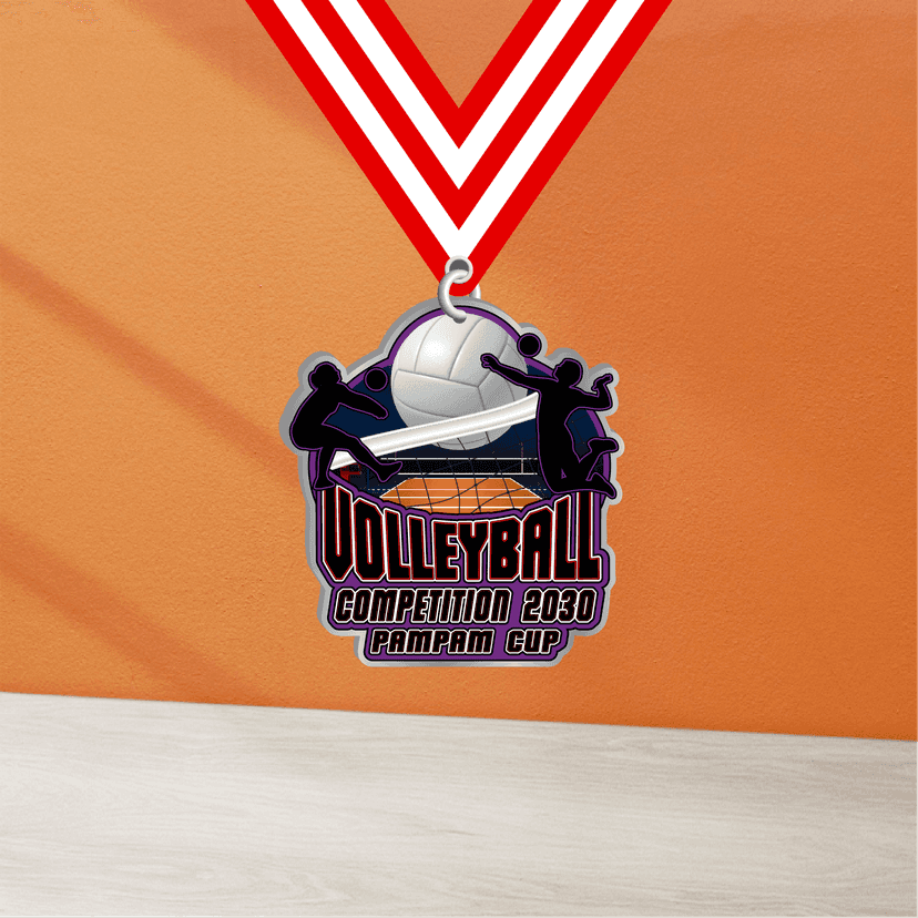 Medali Acrylic kompetisi bola voli - Image 1