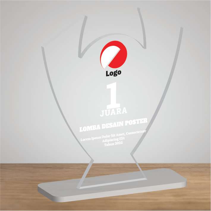 Plakat Penghargaan Akrilik Custom - Image 1