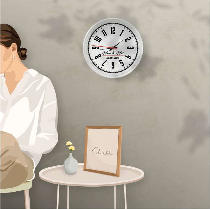 Jam Dinding Minimalis - Image 1