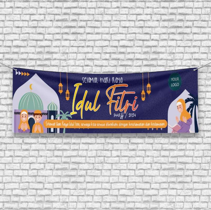Spanduk Perayaan Idul Fitri - Image 1