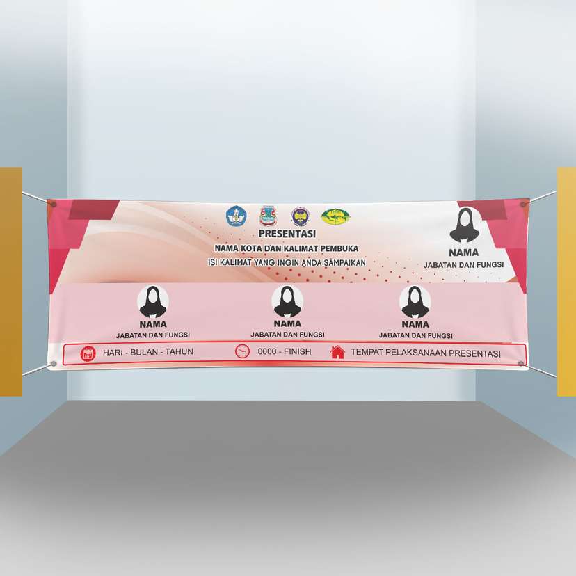 Baliho Presentasi Warna Merah - Image 1