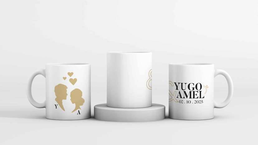 Mug Souvenir Pernikahan - Image 1