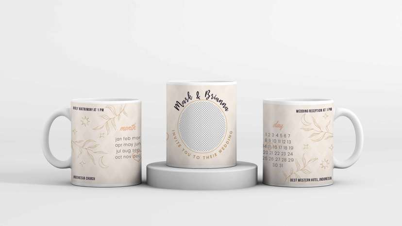 Mug Undangan Pernikahan - Image 1
