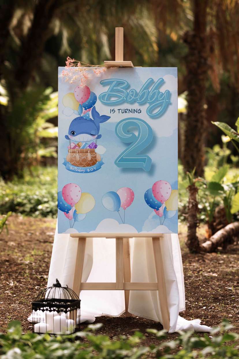 Birthday Boy Welcome Sign  - Image 1