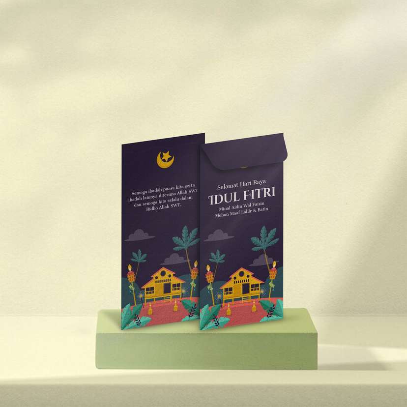 Amplop Idul Fitri Warna Gelap dan Elegan - Image 1
