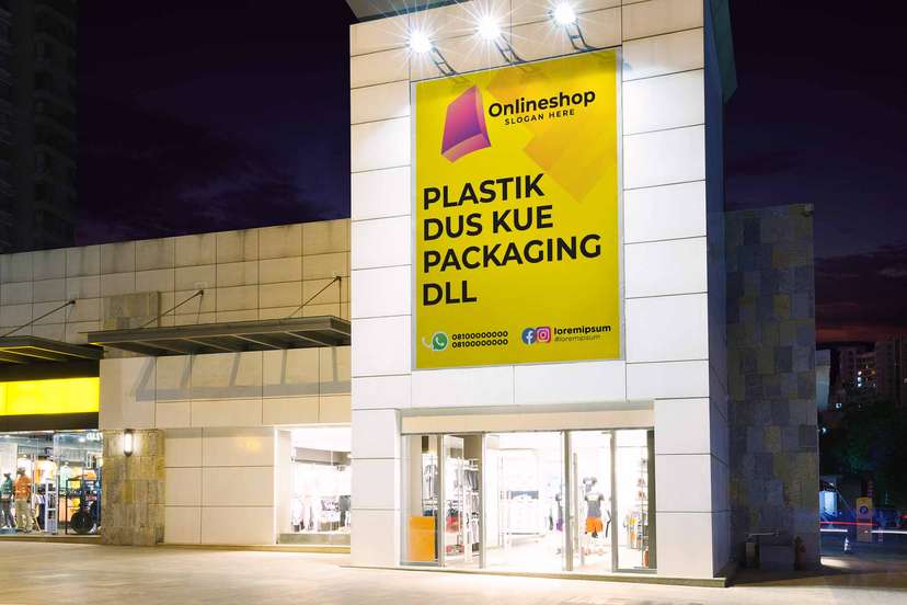 Banner Kuning Simple Buat Jualan - Image 1