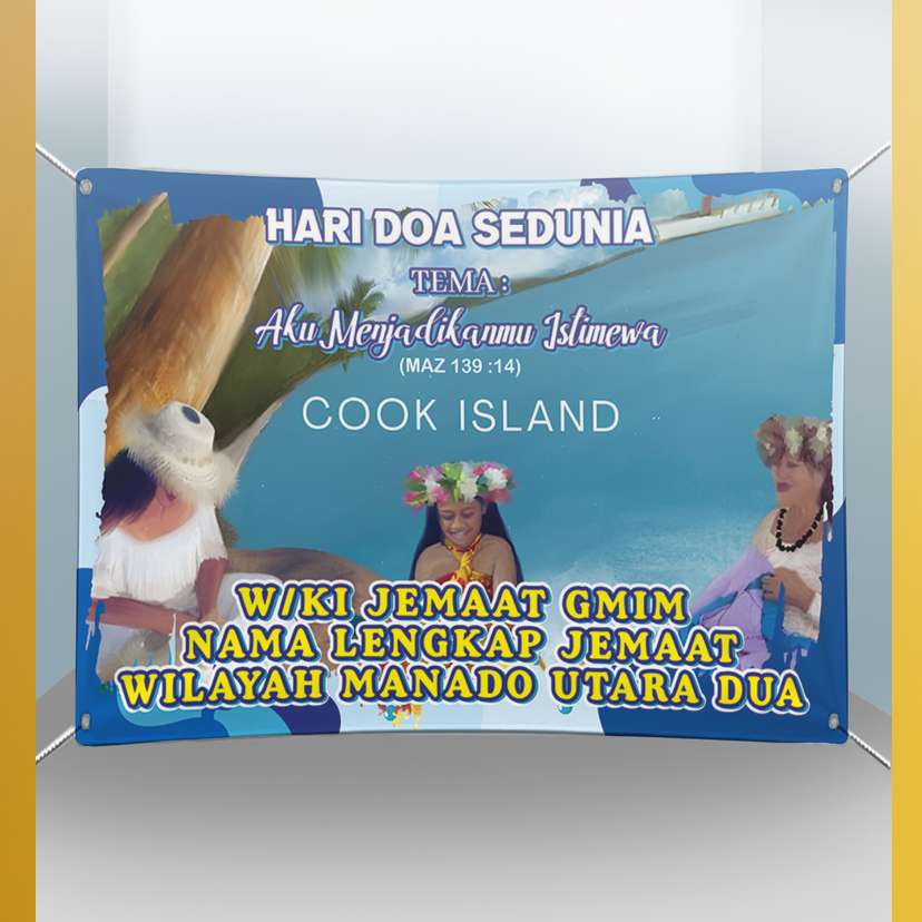 Baliho Hari Doa Sedunia Biru - Image 1