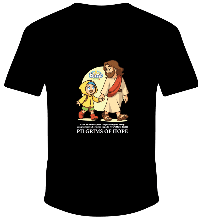 Kaos Luce Berjalan Bersama Yesus - Image 1