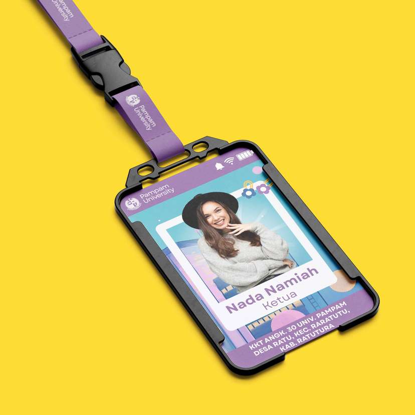 ID Card Mahasiswa Peserta KKT KKN Colorful - Image 1