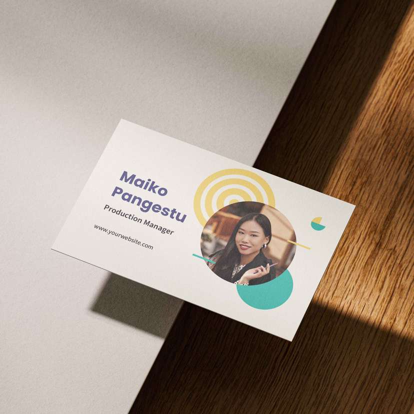 Kartu Nama Karyawan Perusahaan Putih - Image 2