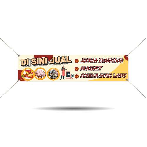Baliho simpel jualan pangan - Image 1
