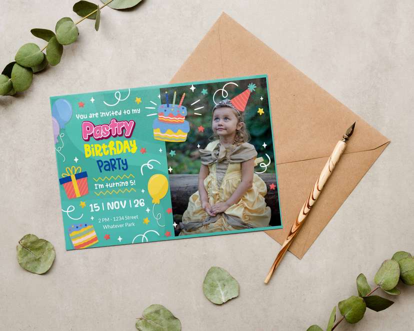 Undangan Ulang Tahun Tosca  - Image 1