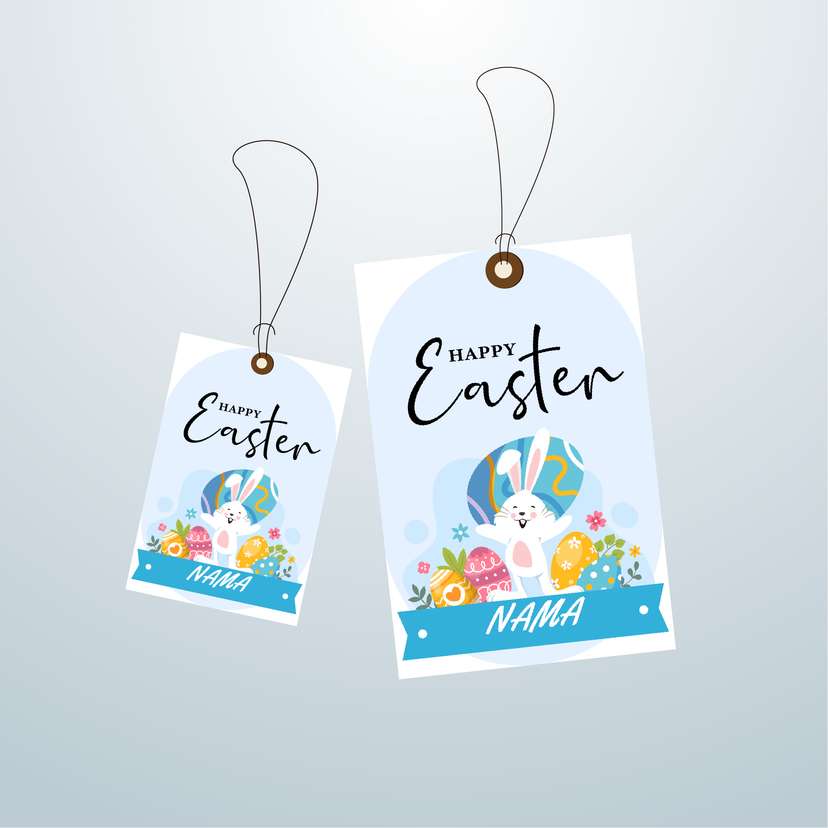 HangTag Paskah Kelinci - Image 1