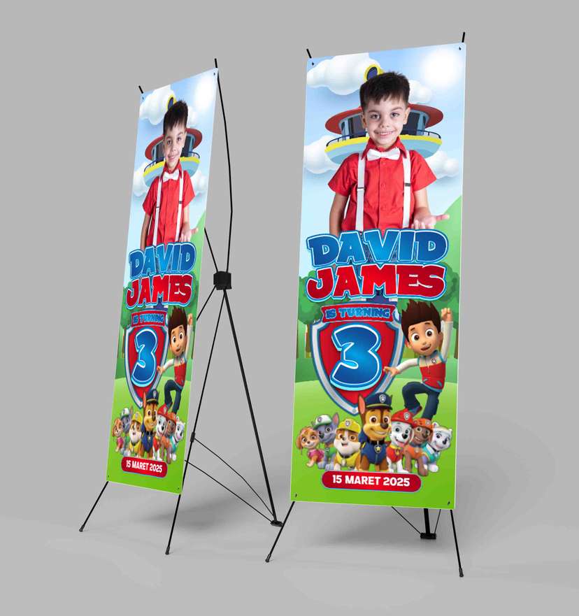 Banner Ulang Tahun Tema PAW Patrol - Image 1