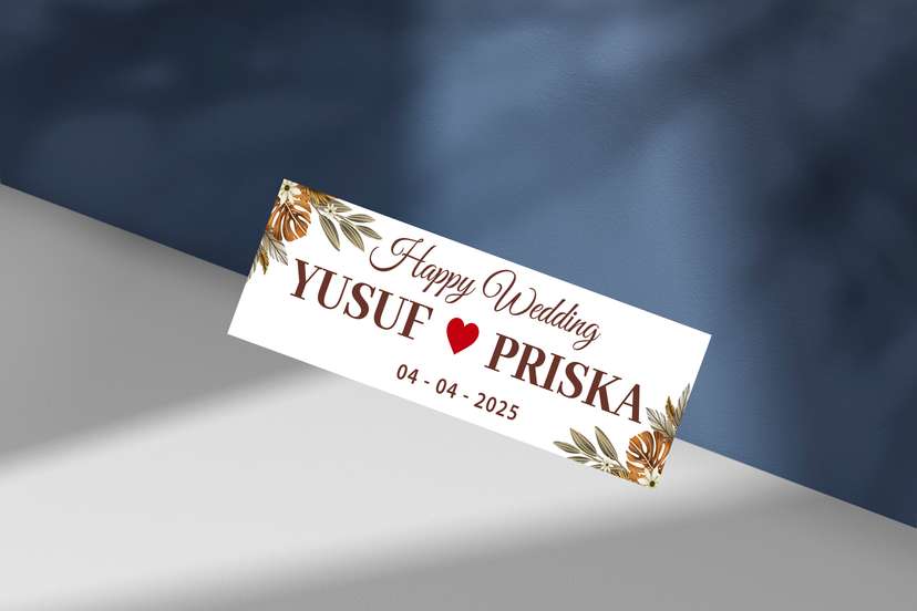 Wedding Plat Coklat - Image 1