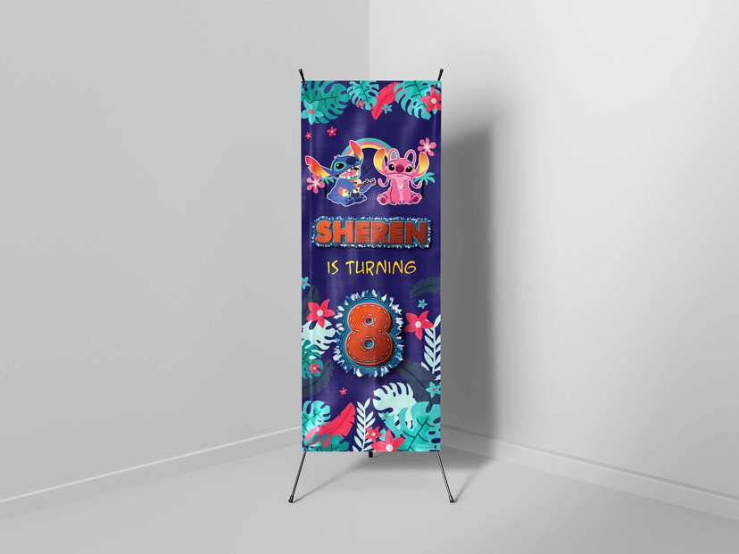 X-Banner Tropical Nuansa Ceria - Image 1