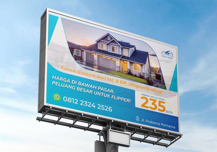 Baliho Promo Property Perumahan Simple - Image 1