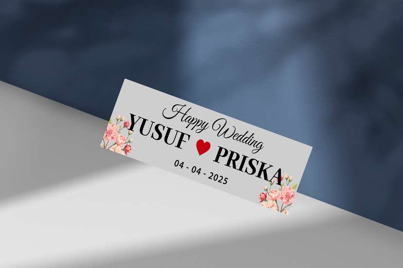 Wedding Plat Abu-abu - Image 1