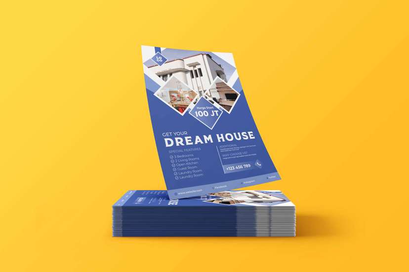 Flyer Penjualan Rumah Impian - Image 1