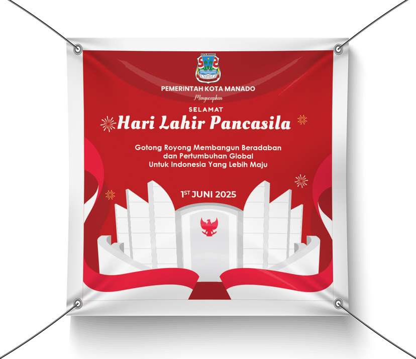 Banner Ucapan Selamat Hari Pancasila - Image 1
