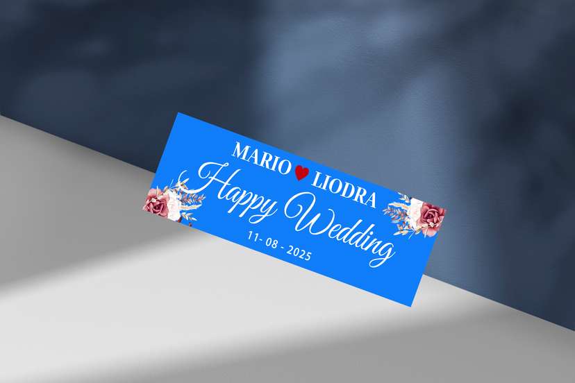 Wedding Plat Pernihakan Pasangan Elegan - Image 1